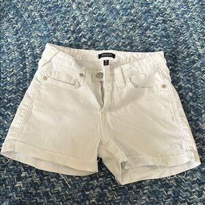 True Religion white jean Shorts